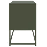 TV Cabinet Olive Green 100.5x39x60.5 cm Steel 846480