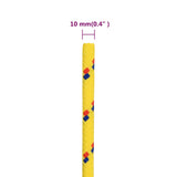 Boat Rope Yellow 10 mm 500 m Polypropylene 152616