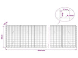 Gabion with 5 mm Wire and 10x10 cm Mesh 1050x30x100 cm 3465135