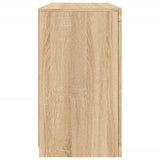 Sideboard with LED Lights Sonoma Oak 123x37x67 cm 3209081