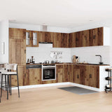 14 Piece Kitchen Cabinet Set "Porto" Old Wood Engineered Wood 3314999