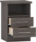 ZNTS Nevada 2 Drawer Bedside 100-103-078