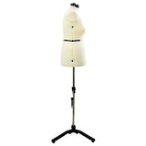 Adjustable Dress Form Female Height Adjustable Cream L Velvet 42018608