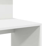 Desk with Shelf White 90 x 48 x 101.5 cm Engineered Wood 869522
