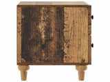 Bedside Cabinet with Drawer 2 pcs Old Wood 43 x 34.5 x 48 cm 894082