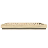 Bed Frame without Mattress Sonoma Oak 160x200 cm 3281177