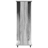 Wardrobe with Wheels Grey Sonoma 102x38x110 cm Engineered Wood 848036