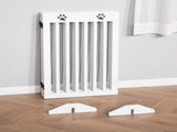 Wooden Pet Gate Foldable Freestanding Dog Safety Barrier w/ Support Feet T3398P349696