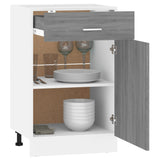 Drawer Bottom Cabinet Lyon Grey Sonoma 50x46x81.5 cm Engineered Wood 815574