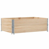Pallet Collars 2 pcs 120x80 cm Solid Wood Pine 4010275