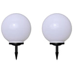 Outdoor Pathway Lamps 2 pcs LED 40 cm with Ground Spike 277117
