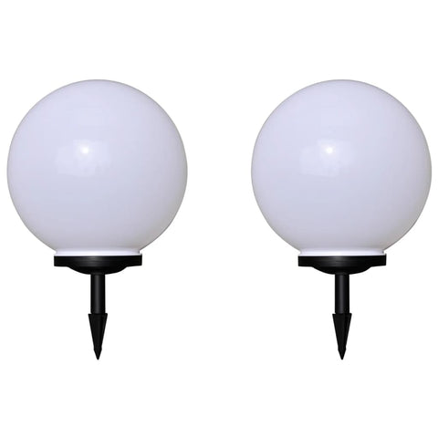 Outdoor Pathway Lamps 2 pcs LED 40 cm with Ground Spike 277117