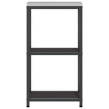 Kitchen Storage HATTEM Black 30 x 50 x 92 cm Steel 874975