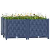 Raised Bed 80x80x38 cm Polypropylene 310411