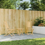 Folding Garden Chairs 2 pcs 46x66x99 cm Bamboo 368037