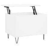 Coffee Table White 60x44.5x45 cm Engineered Wood 830948