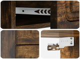 Wall-Mounted Bedside Cabinet Smoked Oak 34.5 x 33 x 40 cm 899325