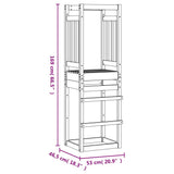 Play Tower 53x46.5x169 cm Solid Wood Pine 826577