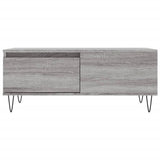 Coffee Table Grey Sonoma 90x50x36.5 cm Engineered Wood 830810