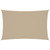 Sunshade Sail Oxford Fabric Rectangular 5x8 m Beige 135166