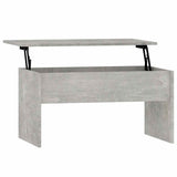 Coffee Table Concrete Grey 80x50.5x41.5 cm Engineered Wood 809642