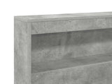 Storage Headboard Concrete Grey 75 cm Engineered Wood 3335528