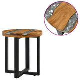 Coffee Table Brown 40 x 40 x 45 cm Solid Teak Wood 42015921