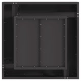 Fire Pit Black 60 x 60 x 30 cm Steel 858954