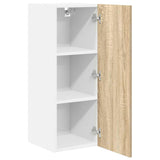 Hanging Cabinet 2 pcs Sonoma Oak and White 30 x 31 x 80 cm 884247