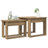 Coffee Table Set 2 pcs Artisan Oak 50 x 52 x 42 cm 8000131