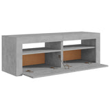 ZNTS TV Cabinet with LED Lights Concrete Grey 120x35x40 cm 804359