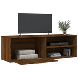 TV Cabinet Brown Oak 120x34x37 cm Engineered Wood 833550