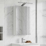 Bathroom Mirror Cabinet White 30 x 10.5 x 50 cm Engineered wood 889015