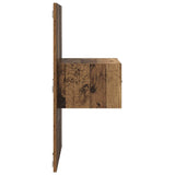 Bedside Cabinet 2 pcs Old Wood 50 x 32.5 x 80cm Engineered Wood 880477