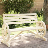 Garden Bench Natural Wood Solid Fir Wood Standard Durable 365103