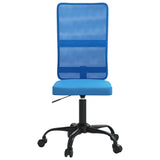 Office Chair Height Adjustable Blue Mesh Fabric 353008