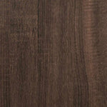 ZNTS 3 Piece Bathroom Furniture Set Brown Oak Engineered Wood 3301064
