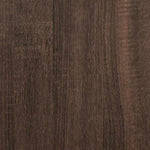 ZNTS Bathroom Cabinet Brown Oak 35x37.5x166 cm Engineered Wood 849248