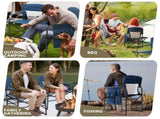 Folding Camping Directors Chair, Portable Folding Outdoor Chair with Built-in Cup Holder, Side 61743827