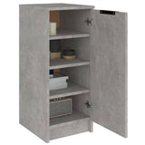 Shoe Cabinet Concrete Grey 30x35x70 cm Engineered Wood 811416