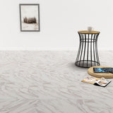 Self-adhesive PVC Flooring Planks 5.11 m White Marble 144872
