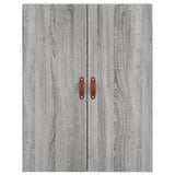 Highboard Grey Sonoma 69.5x34x180 cm Engineered Wood 3195657
