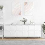Sideboards 3 pcs White Engineered Wood 3190189
