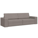 Sofa Bed Taupe 245 x 78 x 77 cm Fabric 4106720