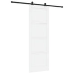 Sliding Door Manual ORKDAL White and black 83 x 232 cm 3333481