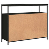 Sideboard Black 100x35x80 cm Engineered Wood 835499