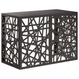 Air Conditioner Cover Black 100 x 50 x 70 cm Steel 8014157