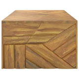 ZNTS Coffee Table 110x60x38 cm Solid Wood Teak 4009315