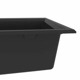 Kitchen Sink Black 79 x 50 x 31 cm Quartz and Resin 147053