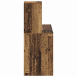 Desk with Shelf Old Wood 102 x 50 x 124 cm Engineered Wood 869360